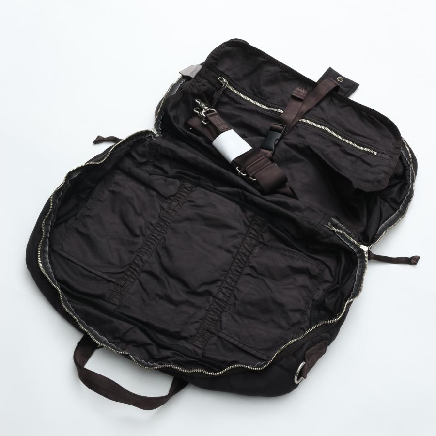 PORTER CLASSIC ポータークラシック SUPER NYLON TRAVEL BAG M BLACK トラベルバッグ スーパーナイロンの画像