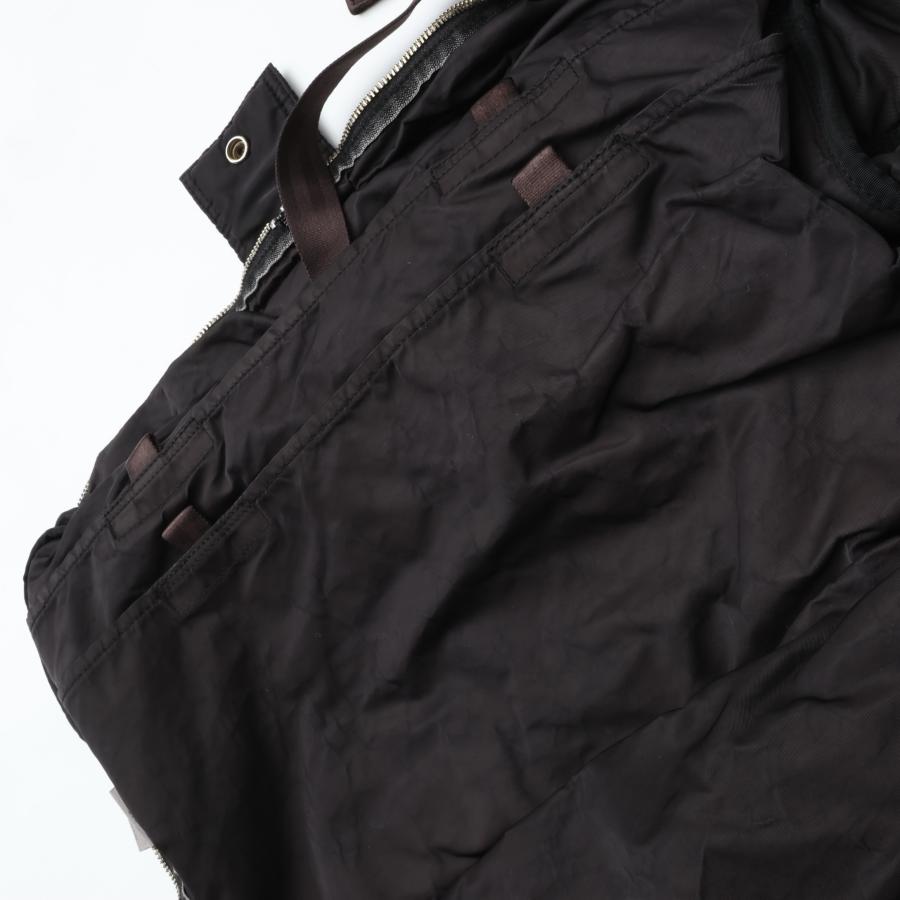 PORTER CLASSIC ポータークラシック SUPER NYLON TRAVEL BAG M BLACK トラベルバッグ スーパーナイロンの画像