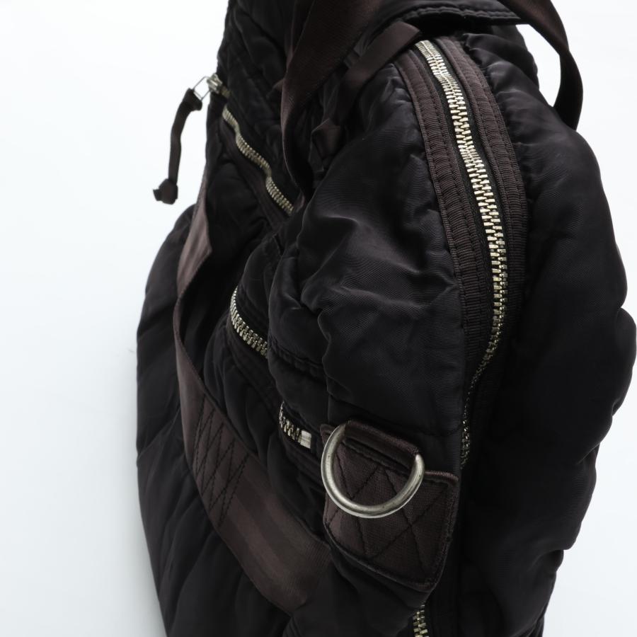 PORTER CLASSIC ポータークラシック SUPER NYLON TRAVEL BAG M BLACK トラベルバッグ スーパーナイロンの画像