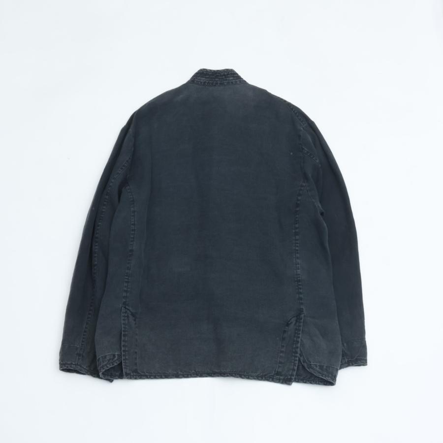 PORTER CLASSIC（ポータークラシック） BLACK LINEN CHINESE JACKET
