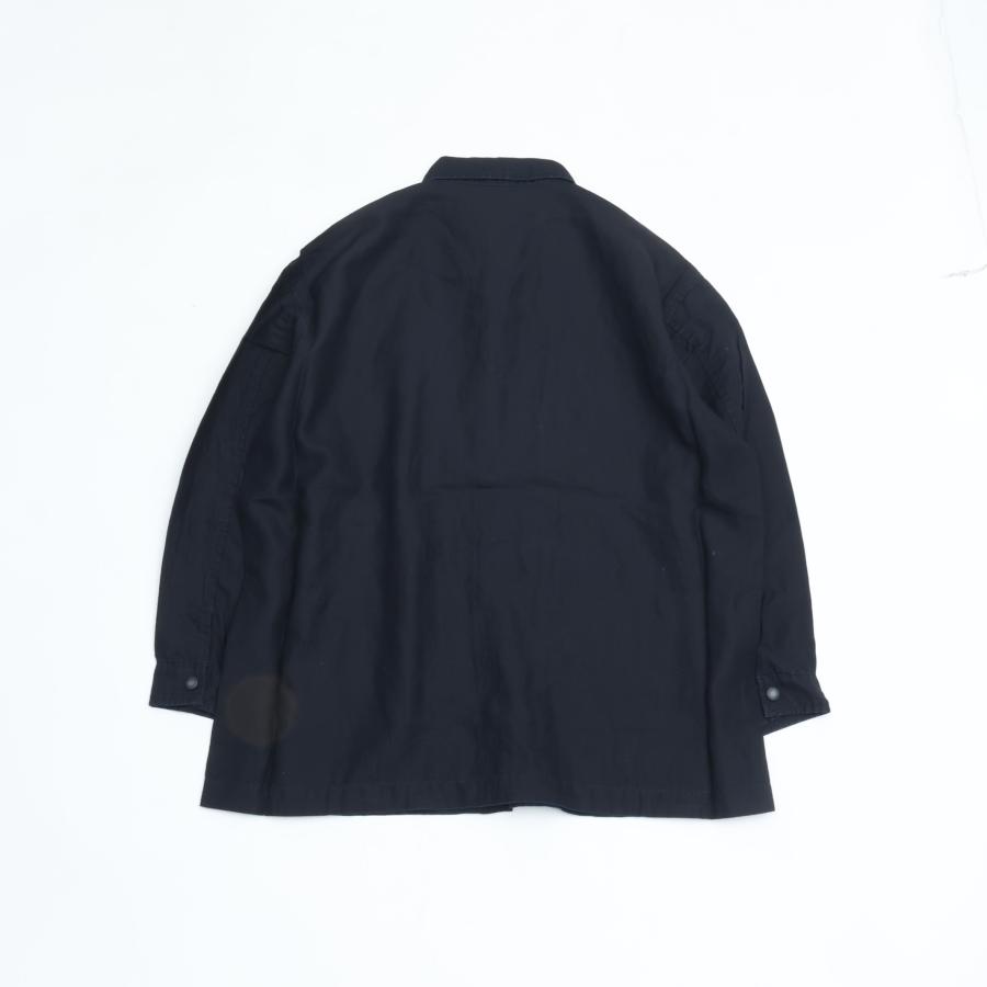 PORTER CLASSIC ポータークラシック FARMER’S LINEN COACH JACKET NAVY リネン コーチジャケットの画像