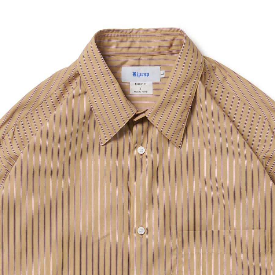 Riprap リップラップ FF REGULAR COLLAR SHIRT (COTTON POPLIN STRIPE
