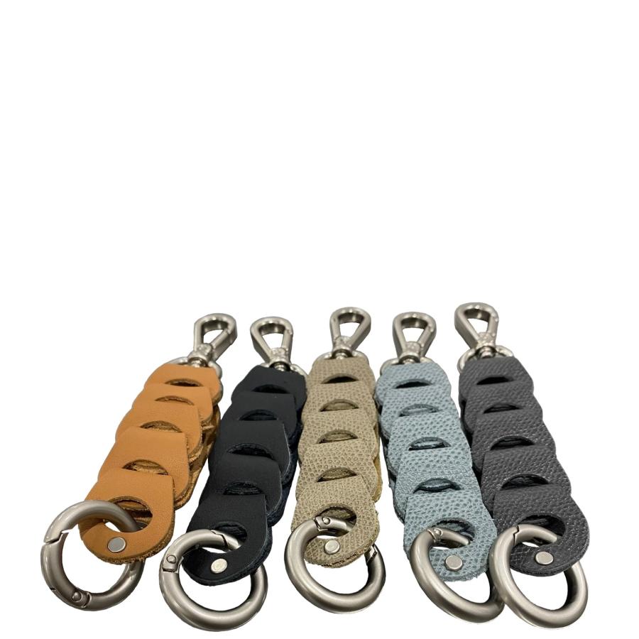 SOPO SOPO/SA15 Key connect-oval camel ソポ レザーキーチェーン