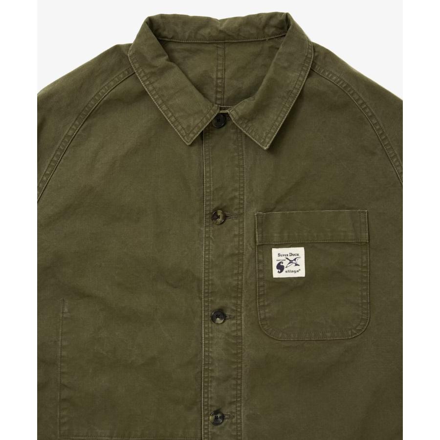 Sillage シアージ coverall super duck olive カバーオール : CASDAY