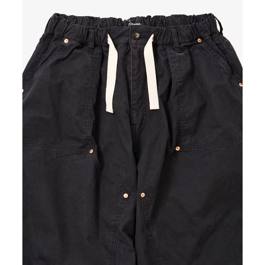 Sillage シアージ painter pants super duck faded black ペインター