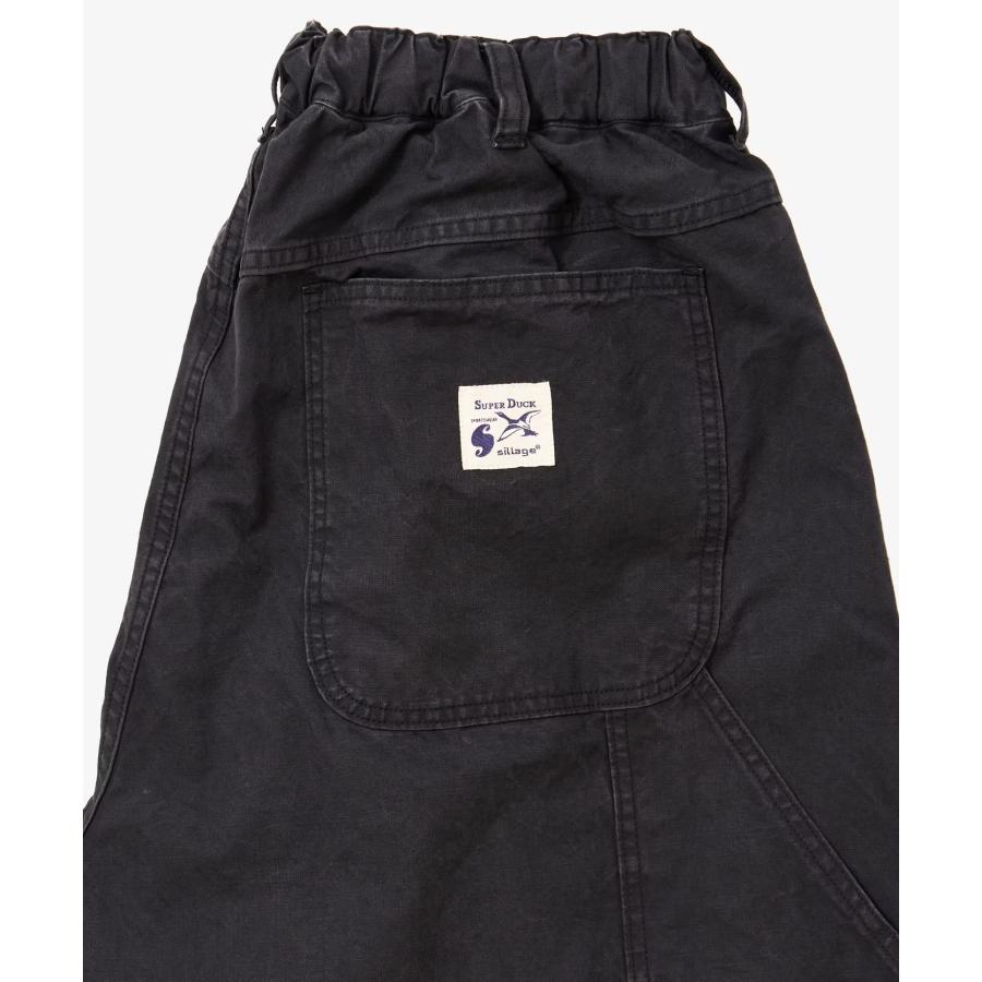 Sillage シアージ painter pants super duck faded black ペインター