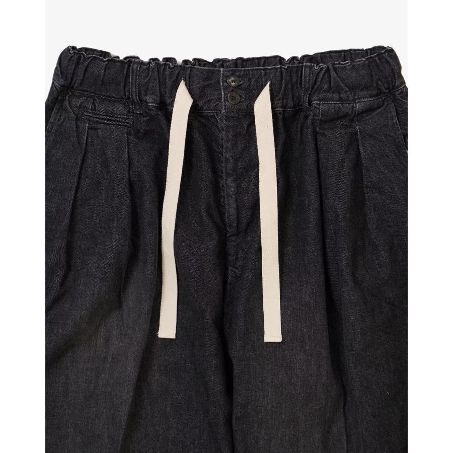 Sillage シアージ hakama pants black denim damaged ハカマパンツ