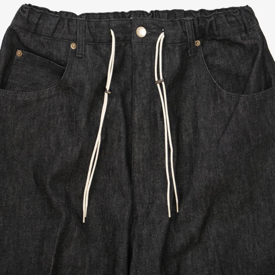Sillage / pantalon cinq poches black denim one wash シアージ