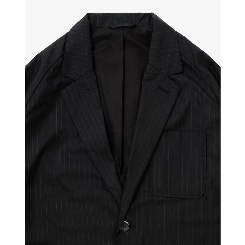 sillage ジャケット　黒 MEN sillage/シアージ blazer black stripe twill – _COMES THE SUN