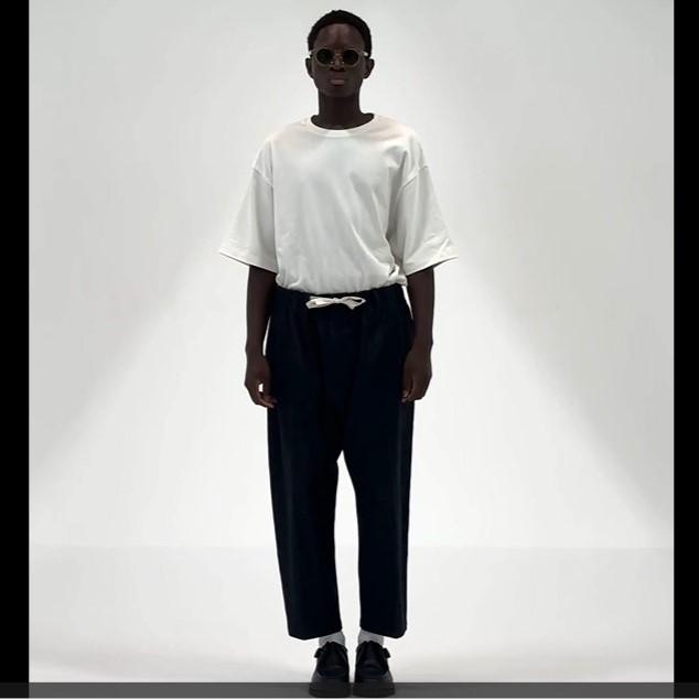 Sillage / pantalon baggy black denim one wash シアージ