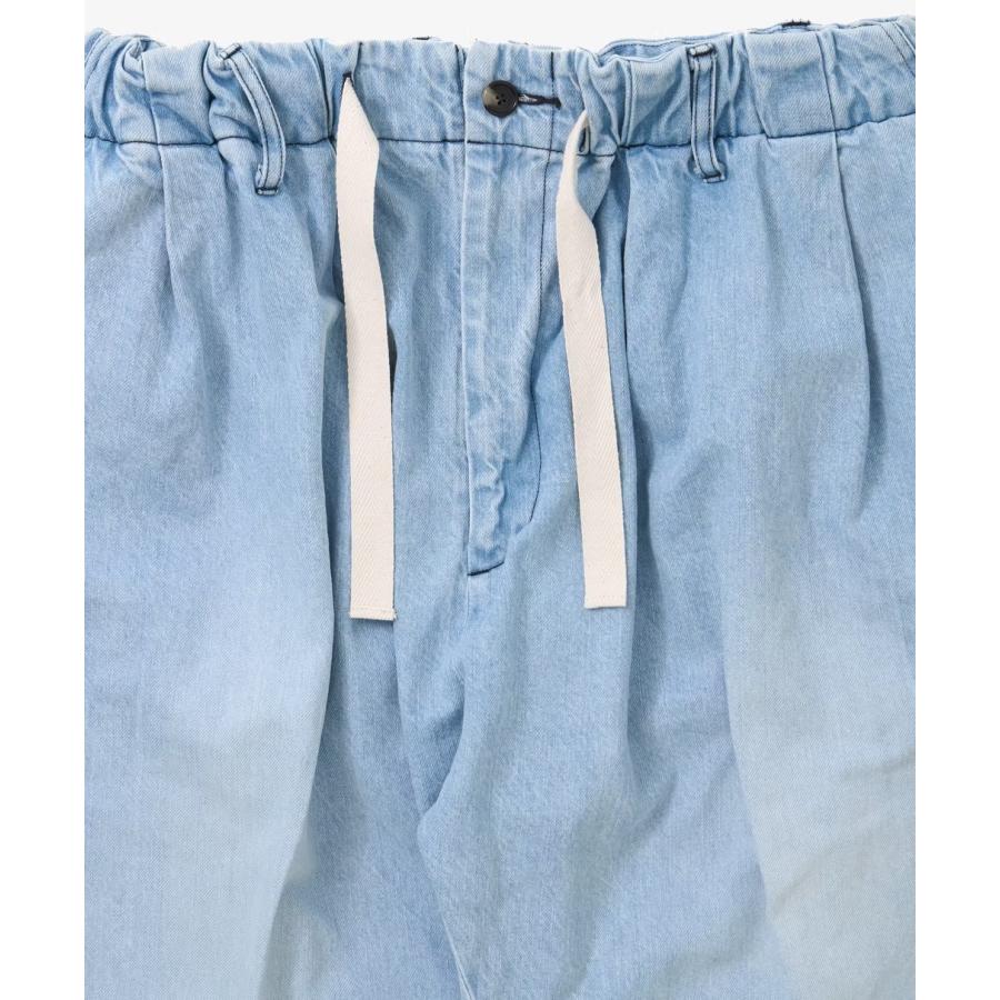 Sillage シアージ baggy trousers denim bleached バギートラウザー