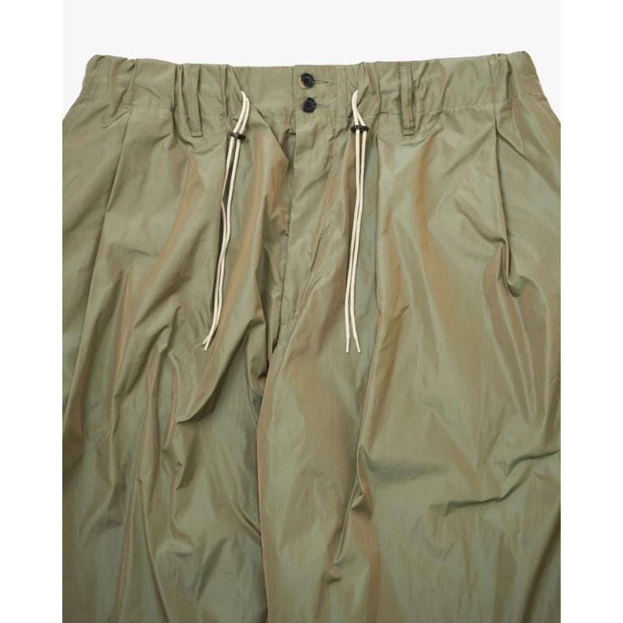 Sillage / circular pants limonta nylon khaki シアージ
