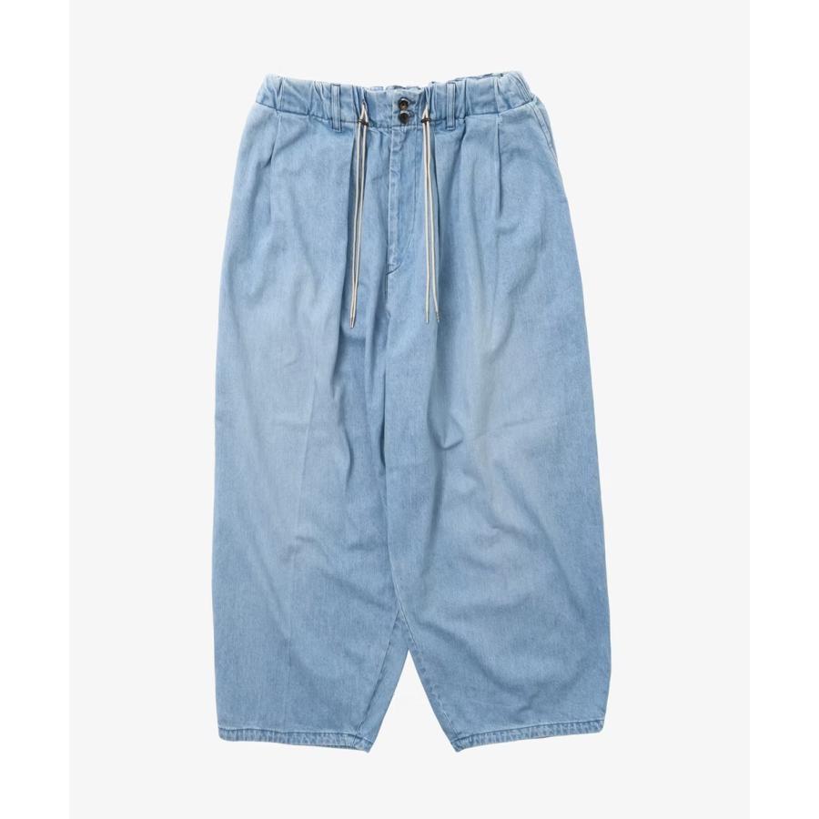 Sillage シアージ circular pants denim bleached サーキュラーパンツ