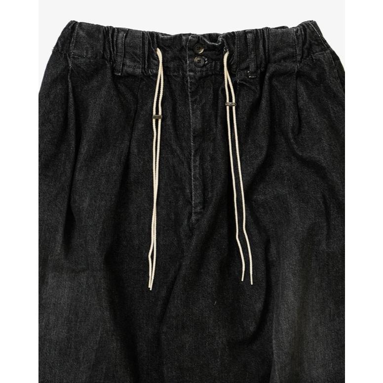 Sillage シアージ circular pants black denim damaged サーキュラー