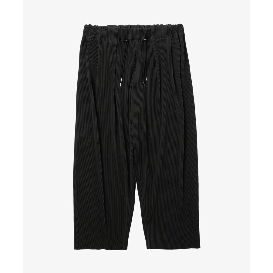 激レア★Sillage シアージ PACKABLE CIRCULAR PANTS Sillage シアージ circular pants pleats black with pockets