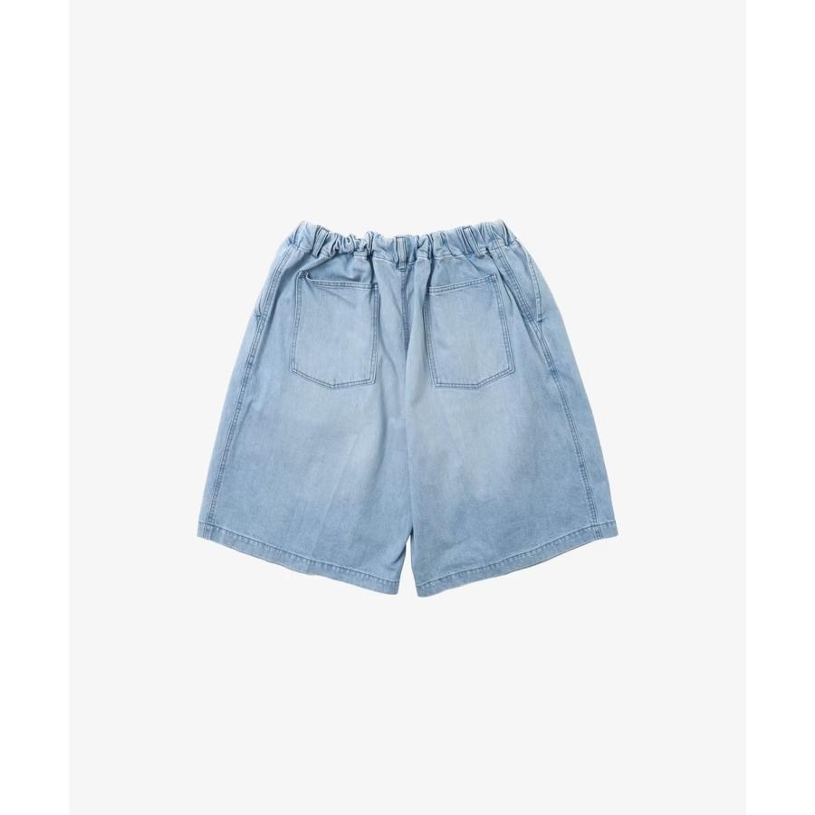 Sillage シアージ circular short pants denim bleached サーキュラー