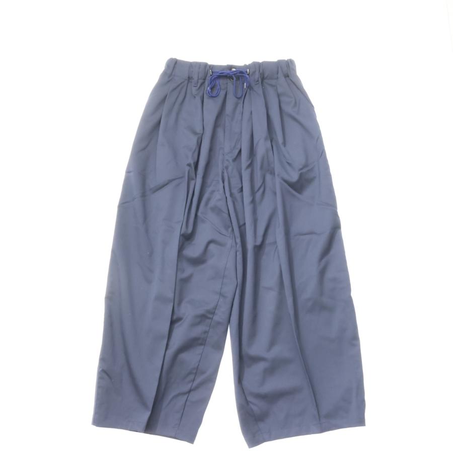 Sillage / circular pants navy twill シアージ ワイドパンツ : CASDAY