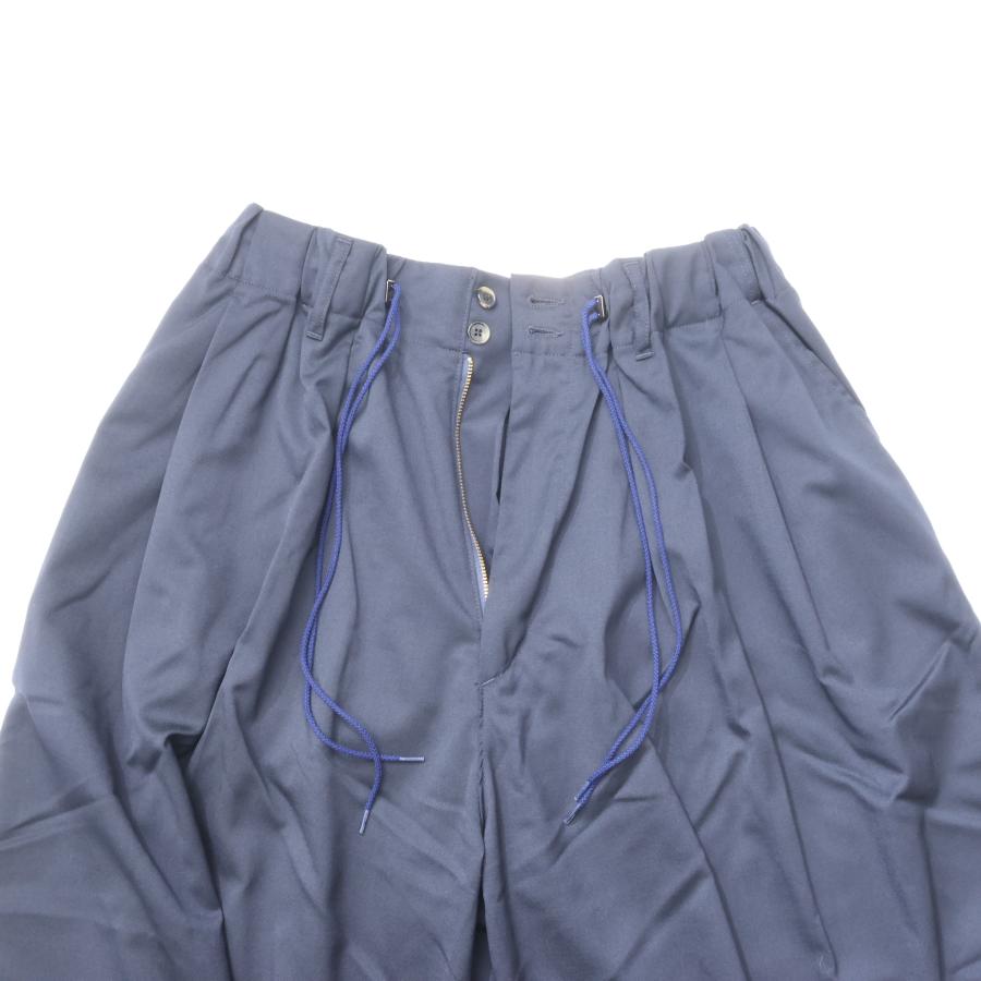 Sillage / circular pants navy twill シアージ ワイドパンツ : CASDAY