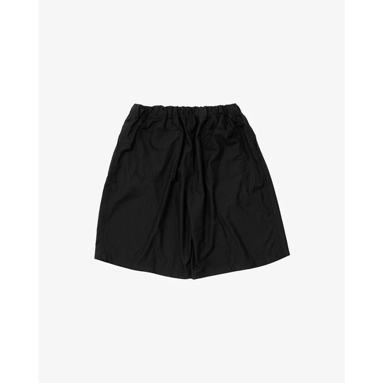 Sillage シアージ circular short pants black stripe サーキュラー