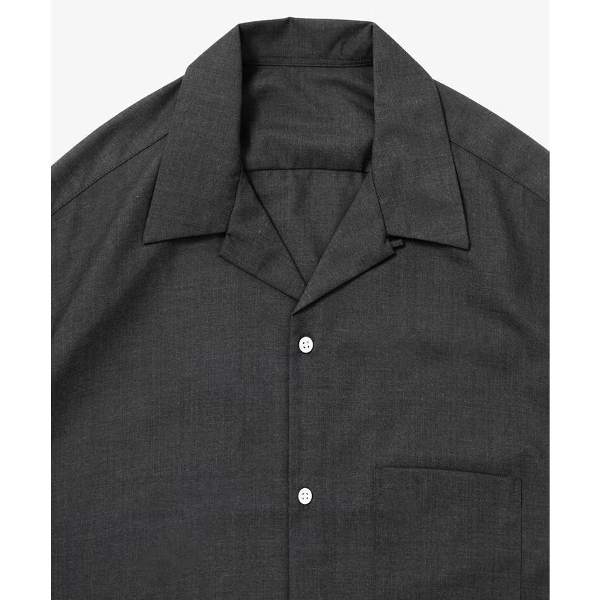 Sillage シアージ re-engineered overshirt anthracite リエンジニ