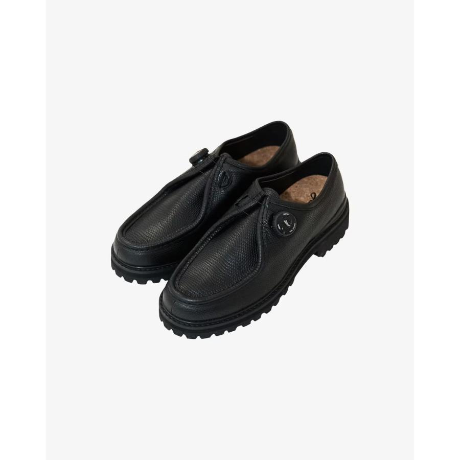 Sillage レザー靴 29cm モカシン Sillage シアージ chaussure de marche alligator leather black