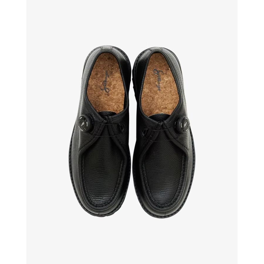 Sillage シアージ chaussure de marche alligator leather black
