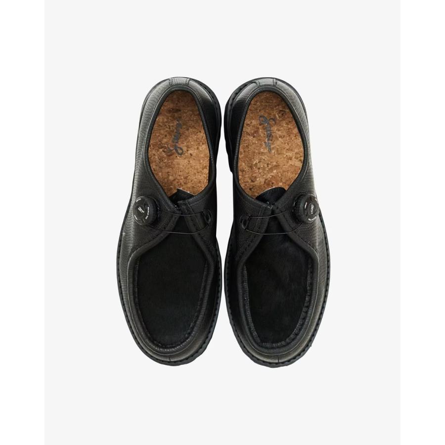 Sillage シアージ chaussure de marche black ponyhair ポニー レザー