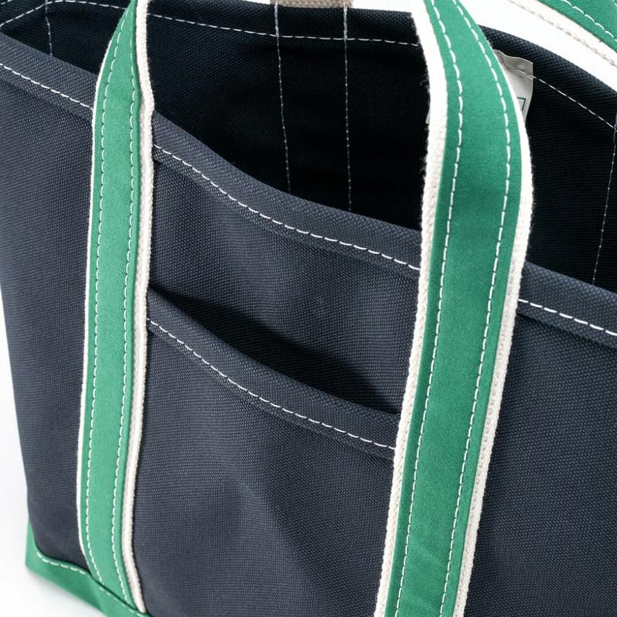WORKERS ワーカーズ Deluxe Pocket Tote Bag/ Dark Navy x Green