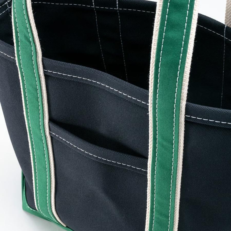WORKERS ワーカーズ Deluxe Pocket Tote Bag/ Dark Navy x Green