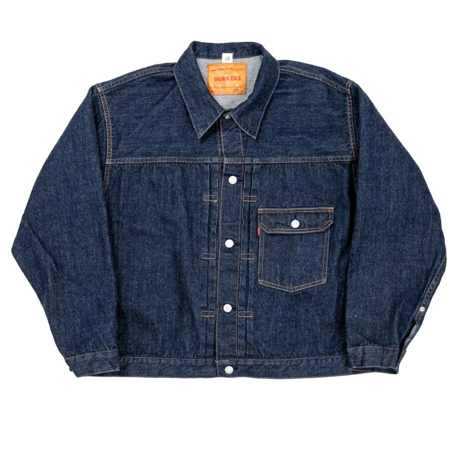 WORKERS ワーカーズ Lot 806XH, T-Back, 14.7 oz, Indigo Raw Denim