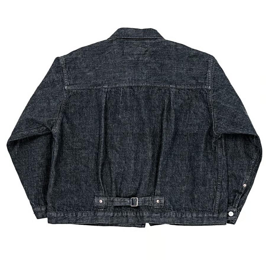 WORKERS ワーカーズ Lot 806XH, Full-Back, 13.7 oz, Black Raw Denim