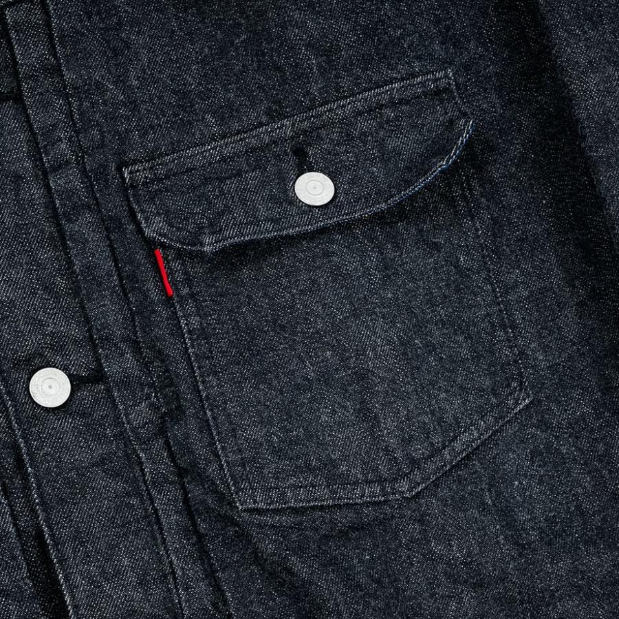 WORKERS ワーカーズ Lot 806XH, Full-Back, 13.7 oz, Black Raw Denim