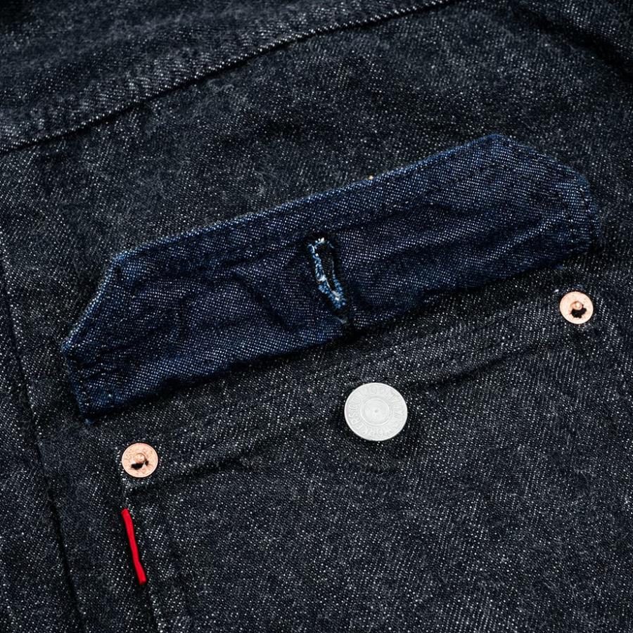 WORKERS ワーカーズ Lot 806XH, Full-Back, 13.7 oz, Black Raw Denim