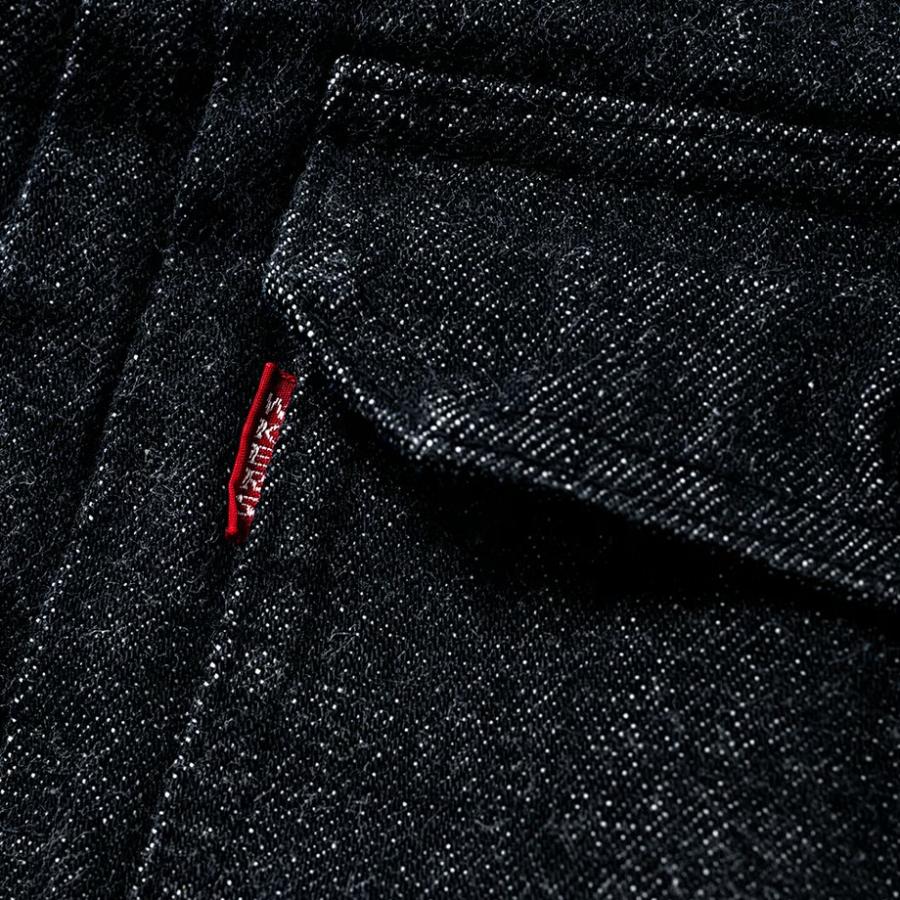 WORKERS ワーカーズ Lot 806XH, Full-Back, 13.7 oz, Black Raw Denim