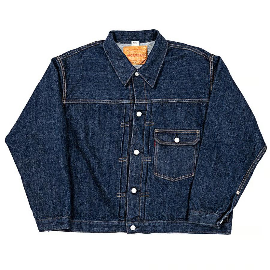 WORKERS ワーカーズ Lot 806XH, Full-Back, 14.7 oz, Indigo Raw Denim