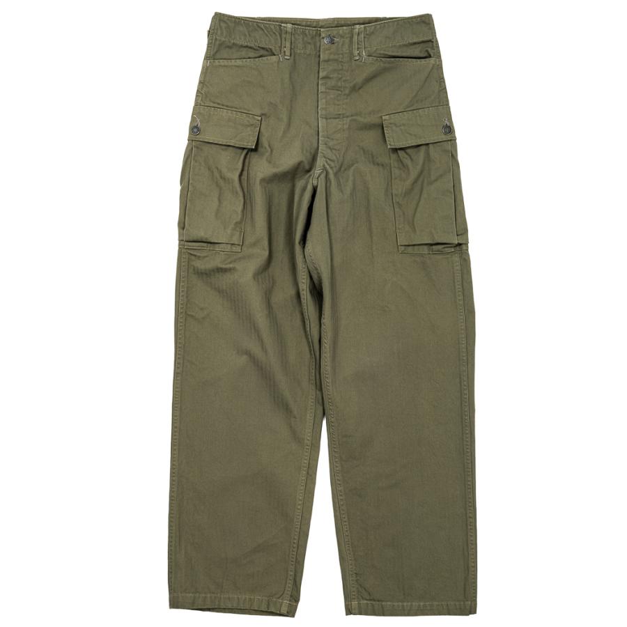workers カーゴパンツ WORKERS ワーカーズ M43 Trousers Mod, OD Herringbone ミリタリー