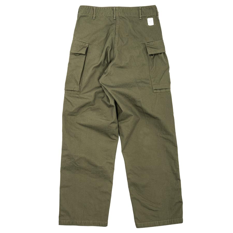 【最終価格】Atlast&Co Military Herringbone 32 WORKERS ワーカーズ M43 Trousers Mod, OD Herringbone ミリタリー