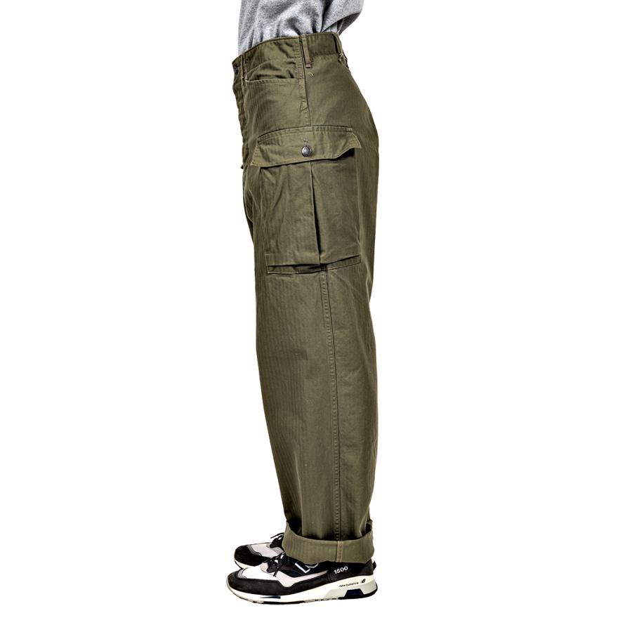 workers カーゴパンツ WORKERS ワーカーズ M43 Trousers Mod, OD Herringbone ミリタリー