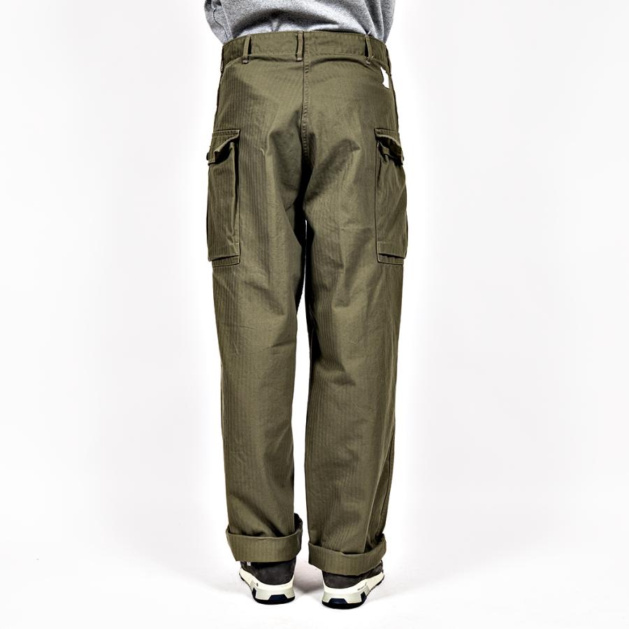 WORKERS ワーカーズ M43 Trousers Mod, OD Herringbone ミリタリー