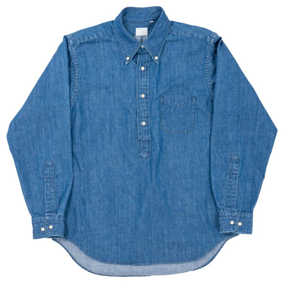 WORKERS ワーカーズ Pullover BD, 7.5 oz Denim, Washed プルオーバー