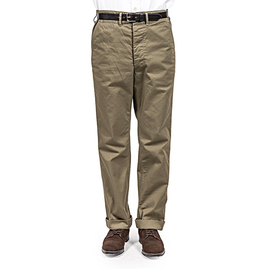 予約商品 WORKERS ワーカーズ Officer Trousers, Regular Fit 8oz