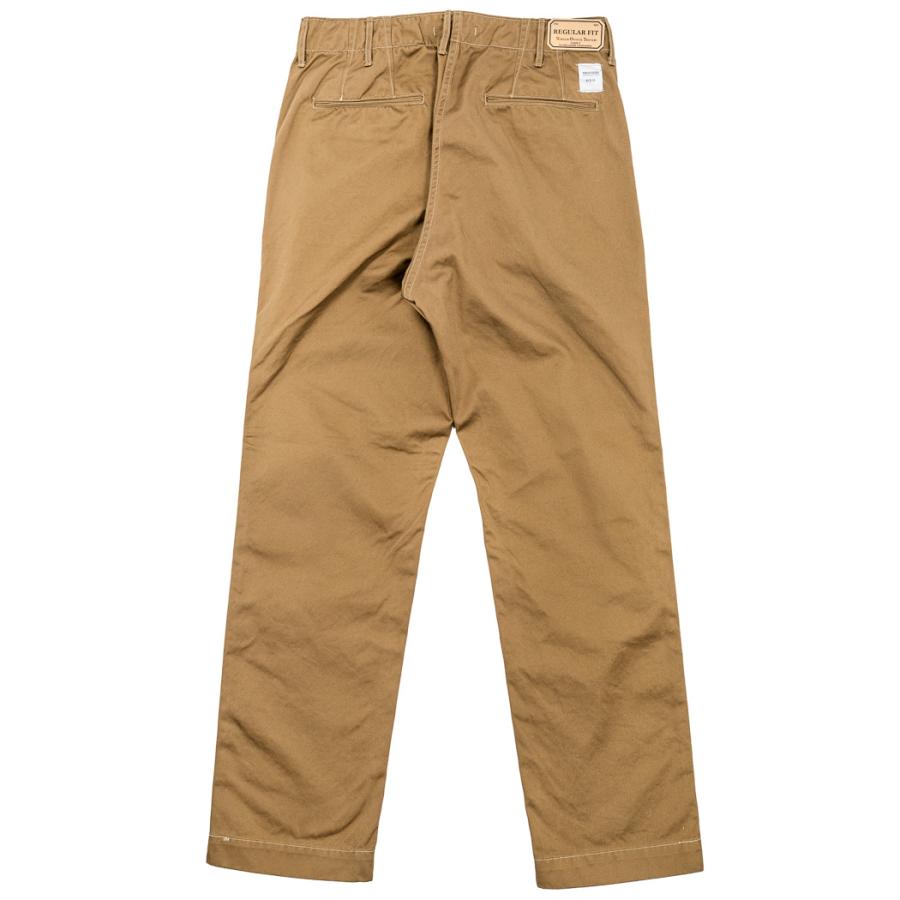 WORKERS ワーカーズ Officer Trousers, Regular Fit USMC Khaki, 10oz
