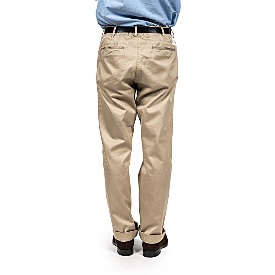 WORKERS ワーカーズ Officer Trousers, Regular Fit Khaki No-1, 10oz