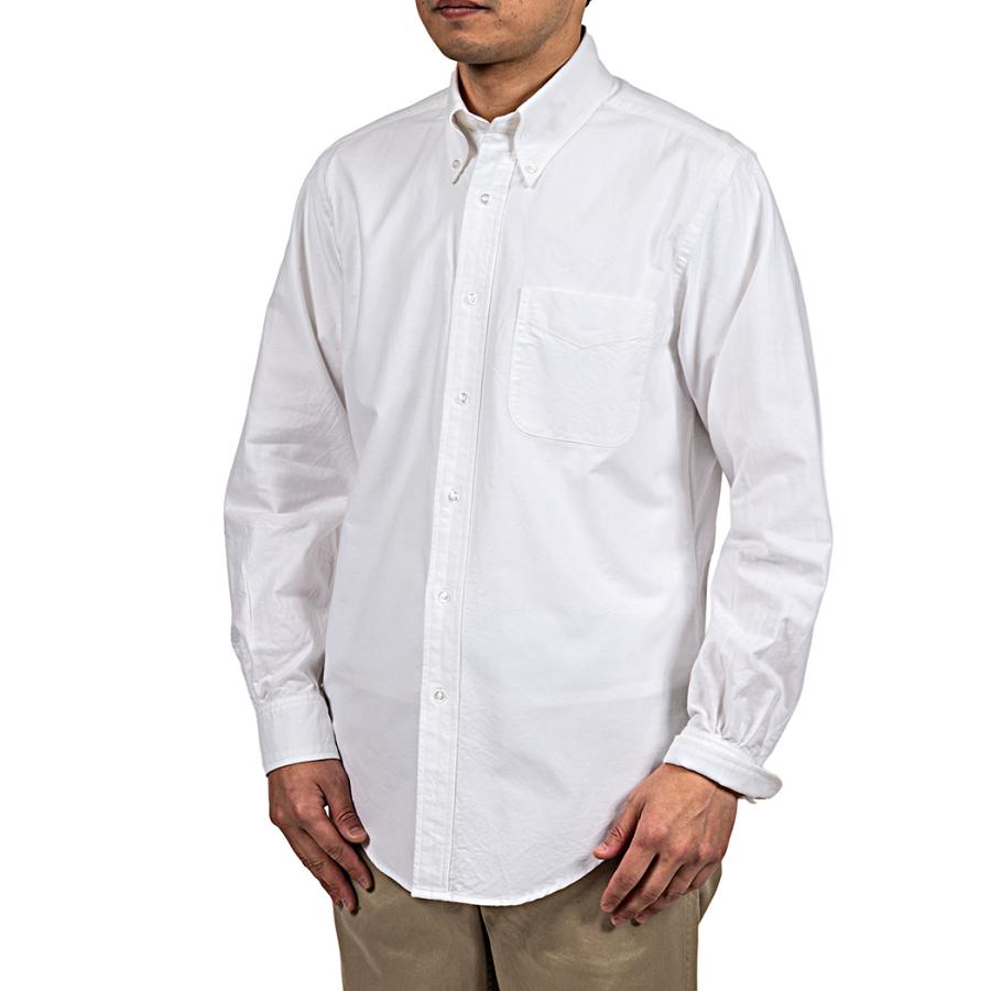 WORKERS ワーカーズ 7 Button BD, San Joaquin Cotton OX, White