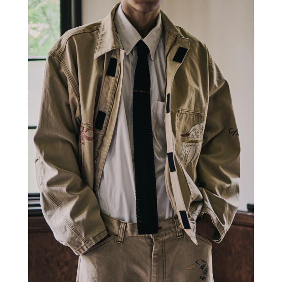 Work of Art Kendai / DUCK WORK JACKET AGED WASH ワークオブアート