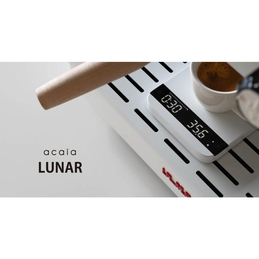 母の日ギフト2026 プレゼント acaia LUNAR Coffee Scale Black｜公式小川珈琲 Lunarスケール アカイア プロ向け エスプレッソ専用スケールの画像