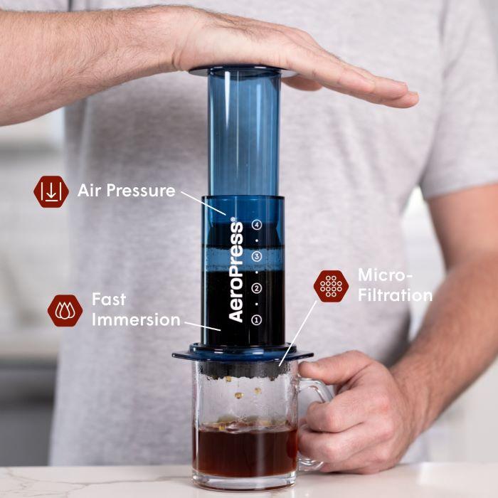 AeroPress エアロプレスコーヒーメーカー 小川珈琲 未使用 AeroPress（エアロプレス） コーヒー ギフト2026 プレゼント クリア