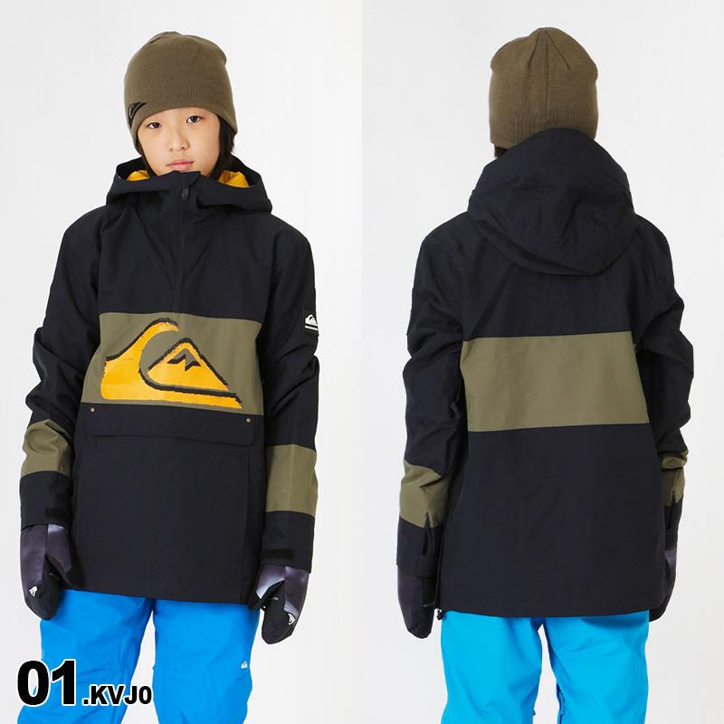 【SALE】 QUIKSILVER/クイックシルバー キッズ スノーボードウェア ジャケット 単品 プルオーバー スノージャケット 上 スキーウェア EQBTJ03145｜oc-sports｜02