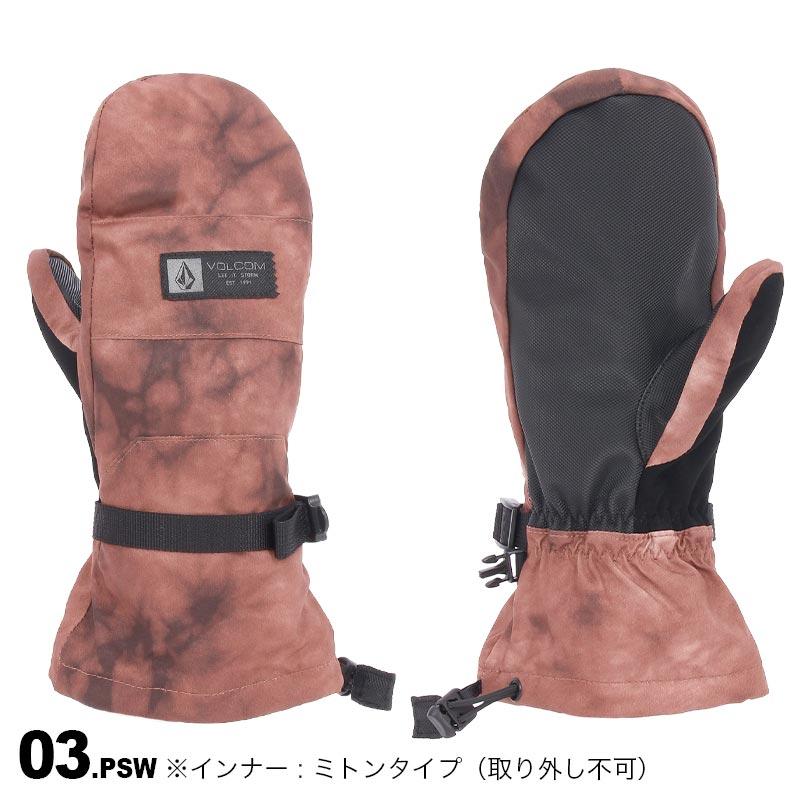 VOLCOM/ボルコム レディース ミトン スノーグローブ K6852403 スノーボード スキー 防水 防寒 手袋 手ぶくろ スノー グローブ 女性用｜oc-sports｜04