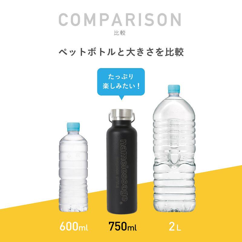 ネームレスエイジ 保温保冷ドリンクボトル750ml 水筒 ステンレス ネームレスエイジ 保温保冷ドリンクボトル750ml 水筒 ステンレス
